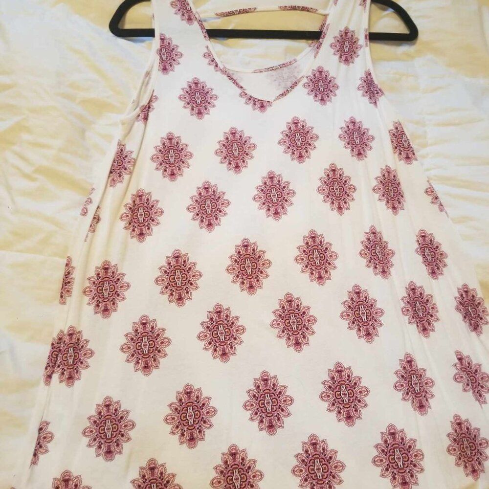 Ladies Olive & Oak Boho Tank Top Womens Sz M